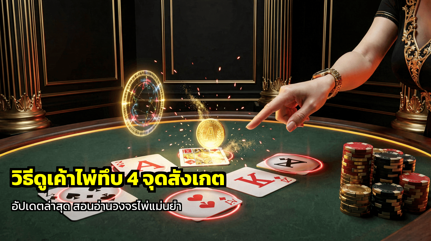 วิธีดูเค้าไพ่ทึบ